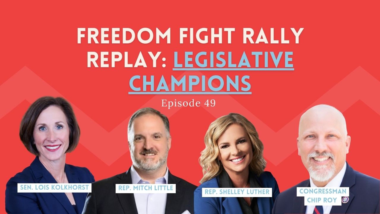 Freedom Fight Rally Replay: Legislative Champions - Texans for Vaccine ...